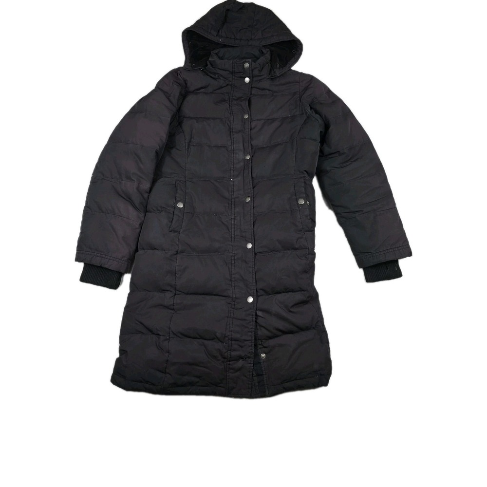 Lady Foot Locker Women's Size Medium‎ Black Down Feather Puffer Coat